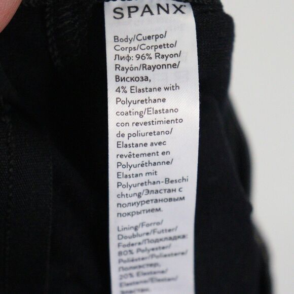 EC Spanx Slim Straight skinny Faux Leather Pant size M - Picture 7 of 7